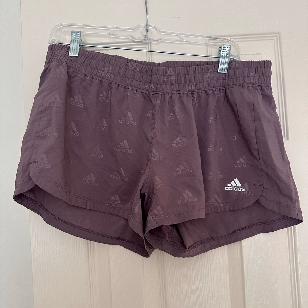 adidas Women's Mauve Athletic Running Shorts